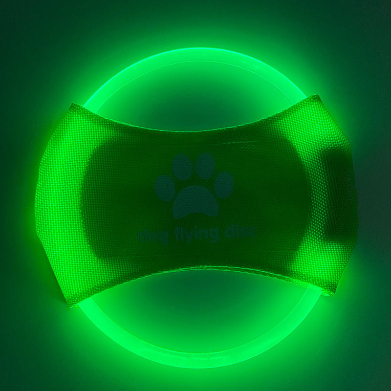 Flying Discs Light Glowing LED Luminous Interactive Toy