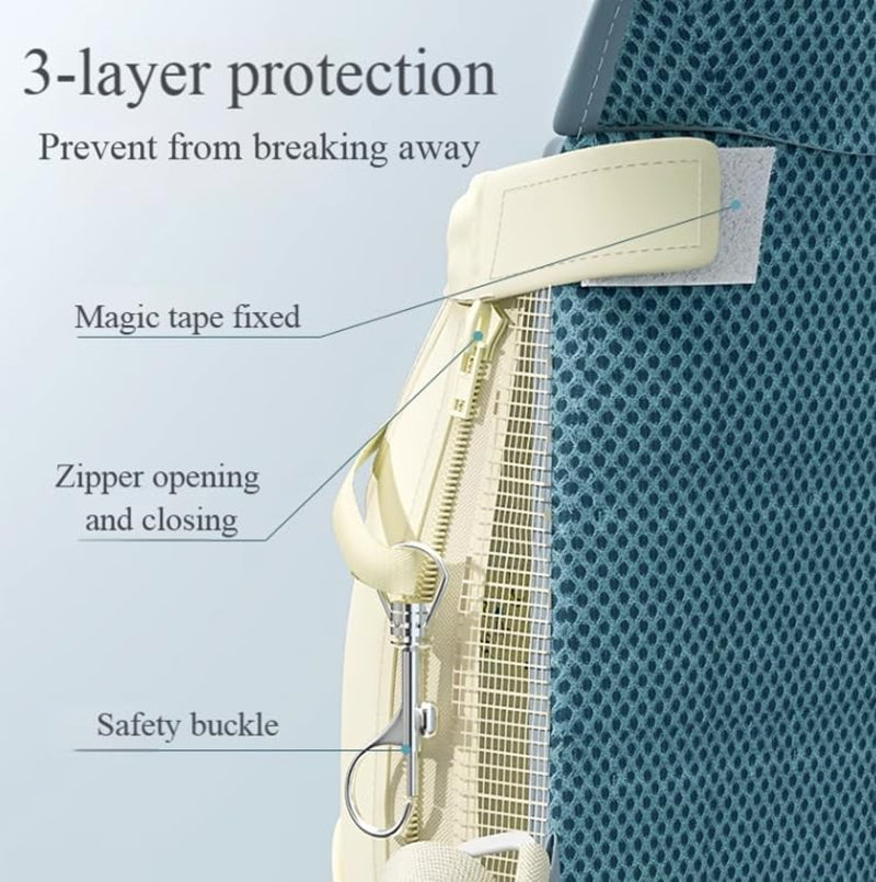 Breathable Dog Carrier Backpack Adjustable Chest Harness For Small Pets