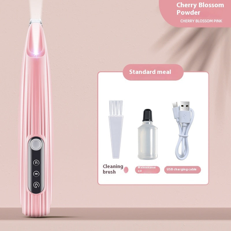 Efficient LED Cat Dog Foot Hair Electric Clipper