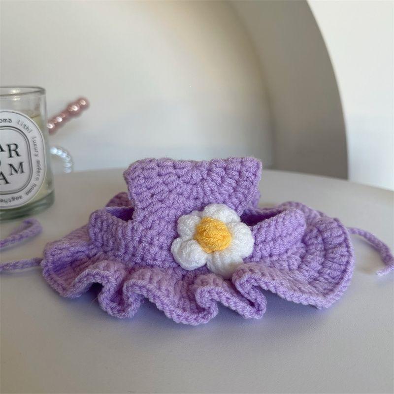 Pet Hat Cute 3D Knitted Wool Bonnet
