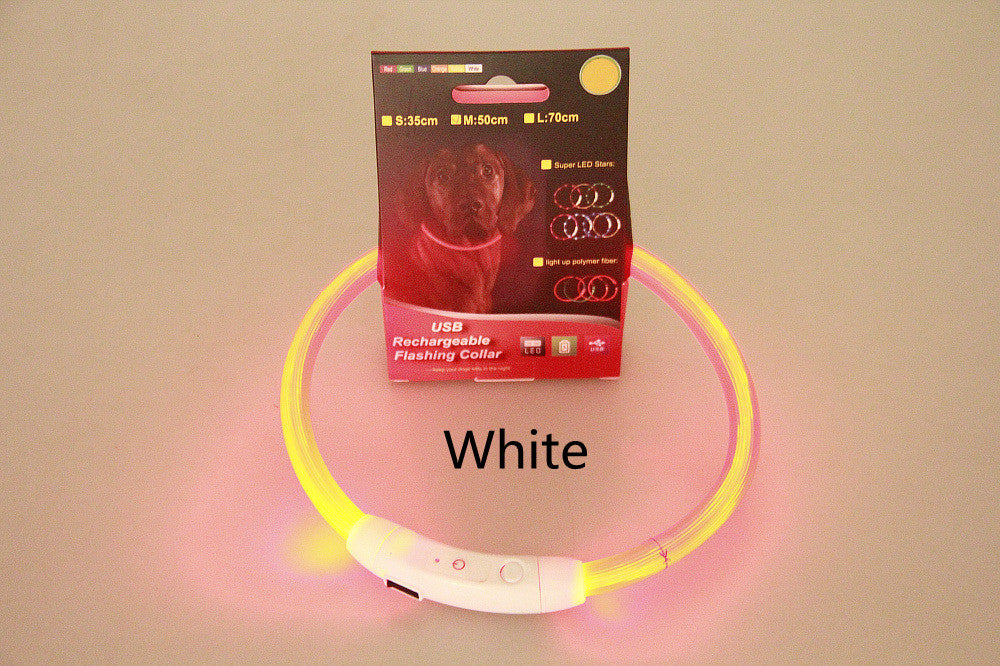 Flashing Collar USB Rechargeable For Night Walking