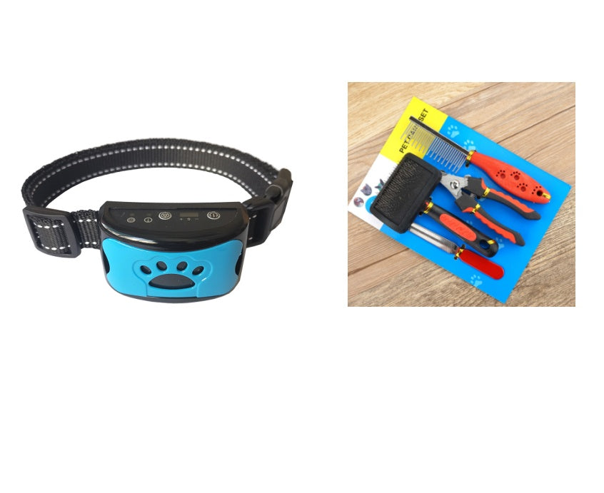 Dog Training Collar Waterproof, Remote Control, Rechargeable, With Shock Vibration Sound