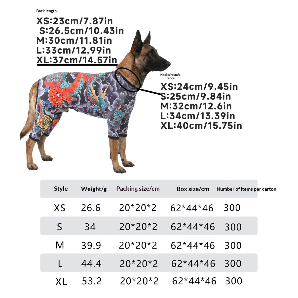 Pet Tattoo Four-Legged Apparel