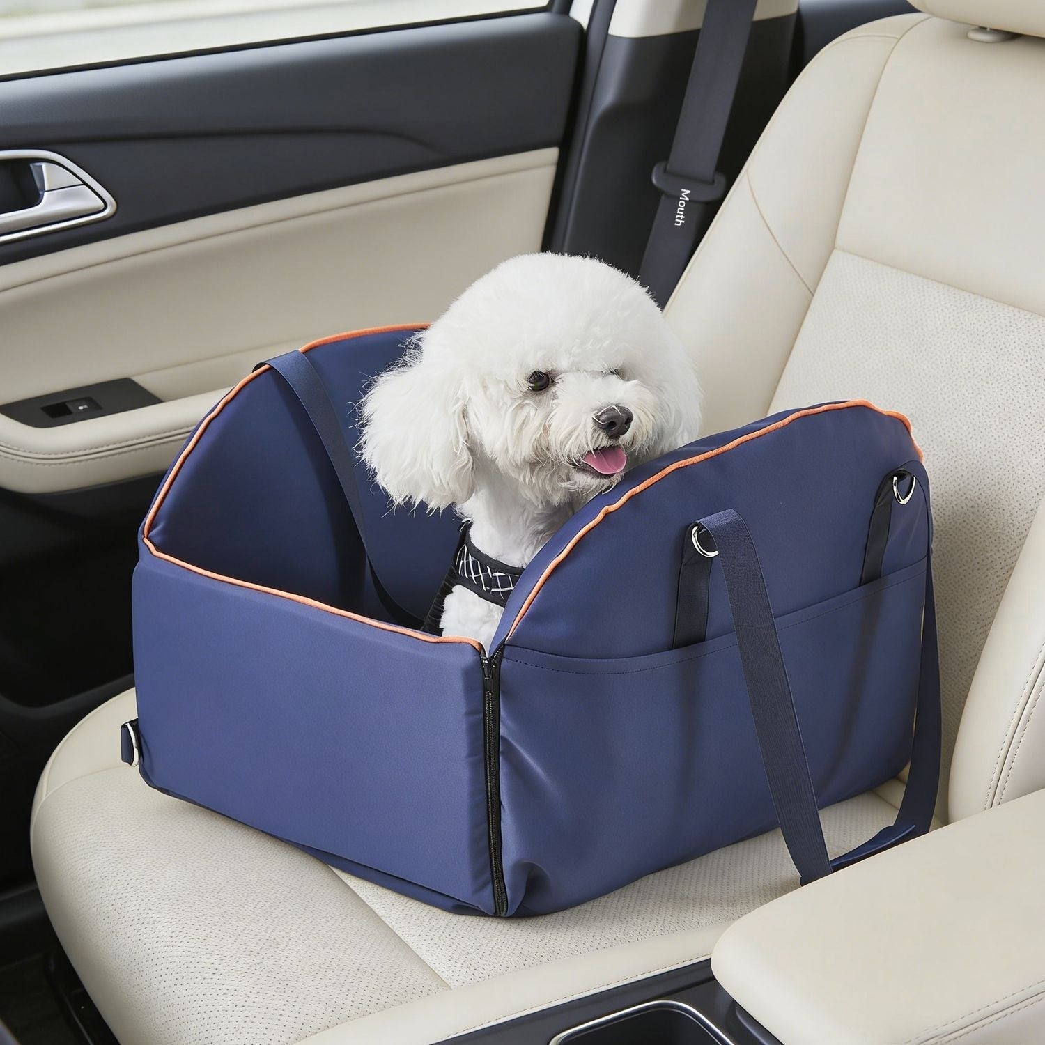 Multi-functional Portable Car Console Pet Carrier