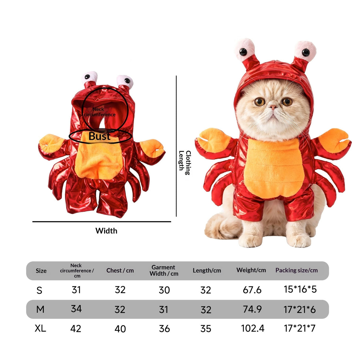 Pet Costume Funny Holiday dress-Up