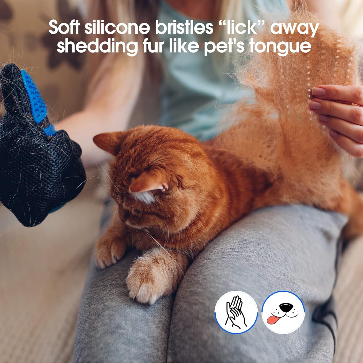 Silicone Pet Grooming Glove