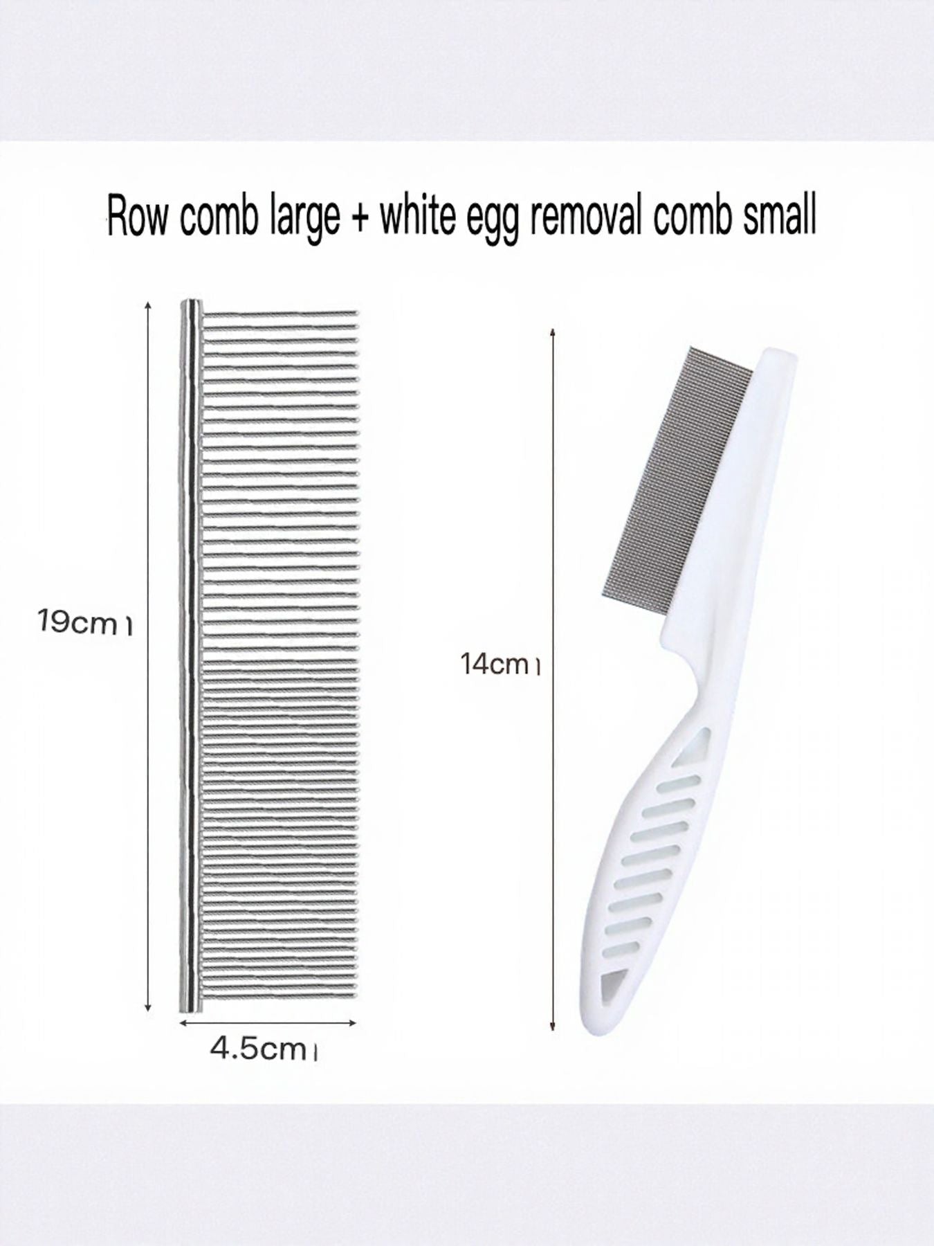Stainless Steel Pet Grooming Comb