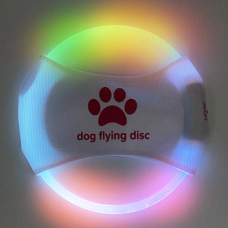 Flying Discs Light Glowing LED Luminous Interactive Toy