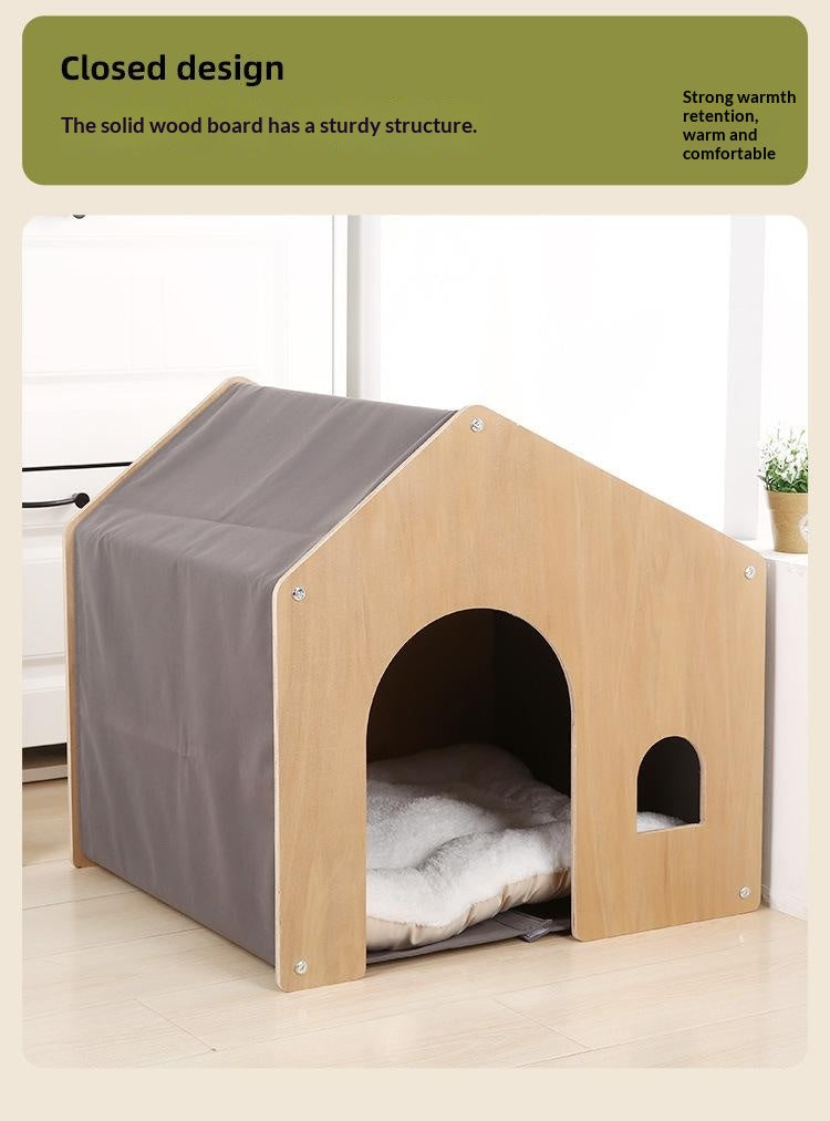 All-season Eco-friendly Solid Wood Pet Furniture