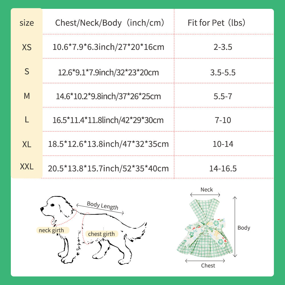 Summer Small Dog Clothes Pet Harness With Leash