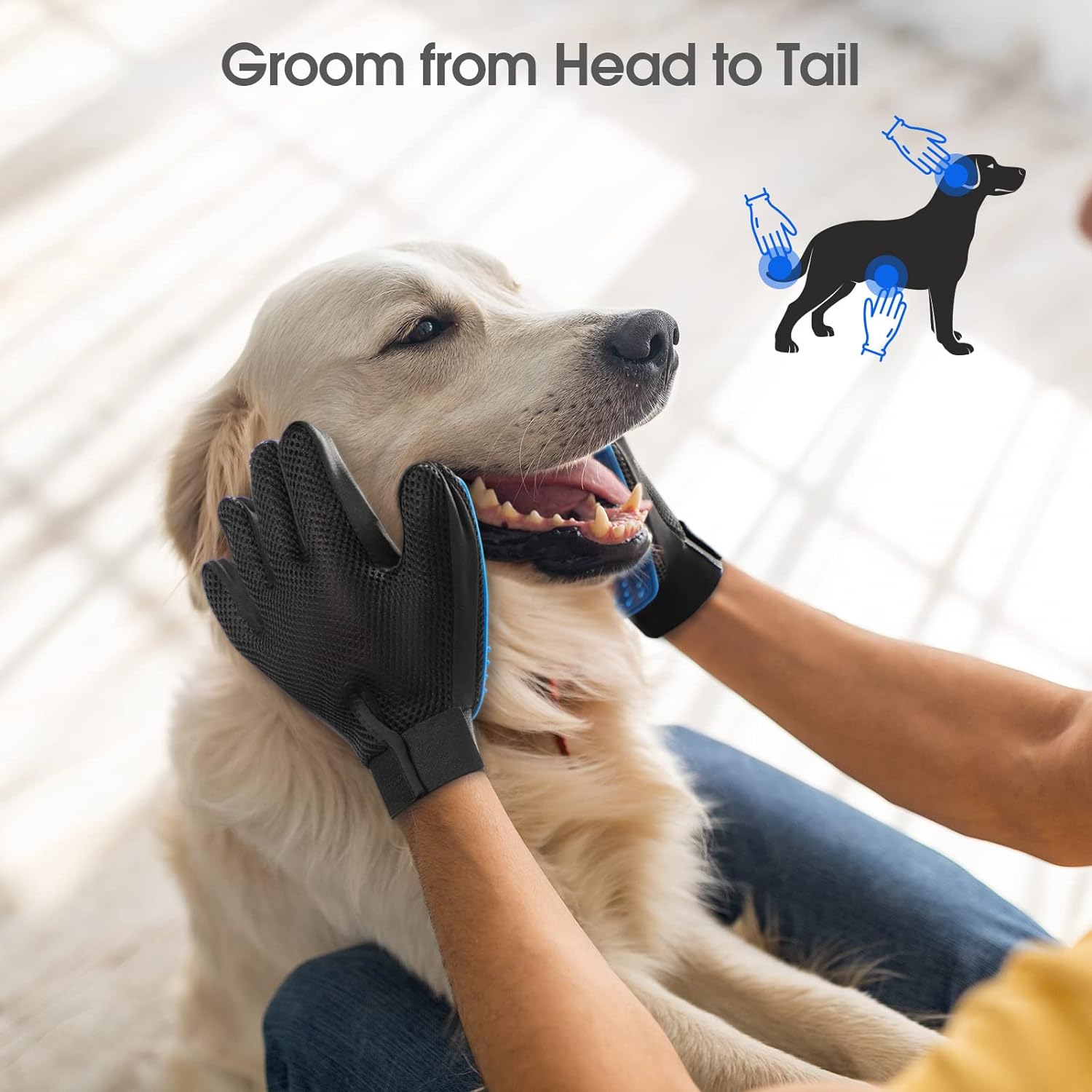 Silicone Pet Grooming Glove