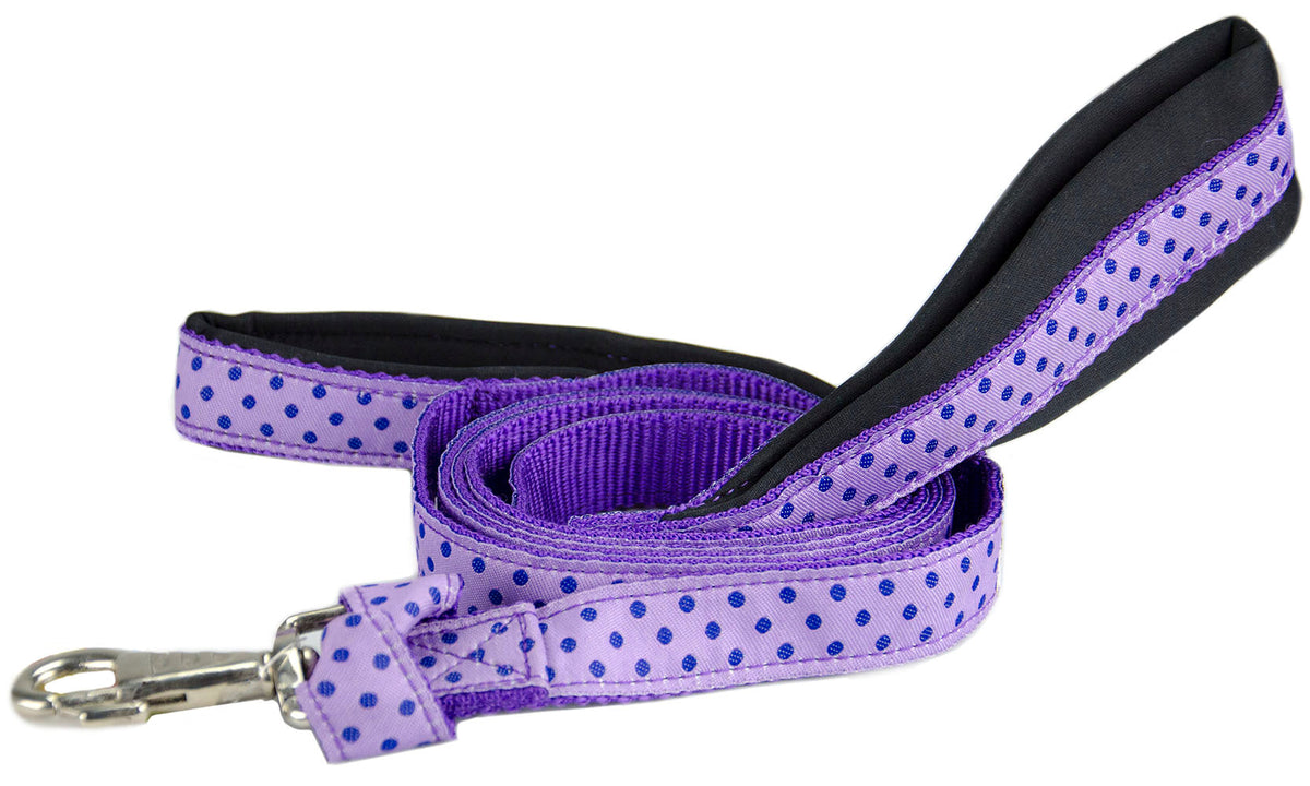 Padded Double Handle Patterned Dog Leash