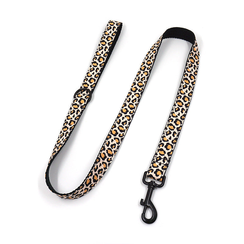 Black Buckle Collar Leash Set