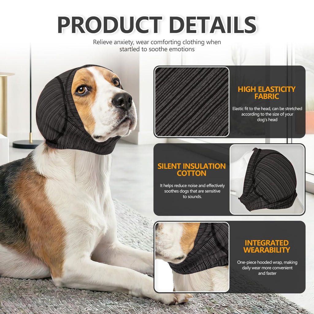 Soft Dog Ear Cover For Loud Noises,Thunderstorm&Fireworks