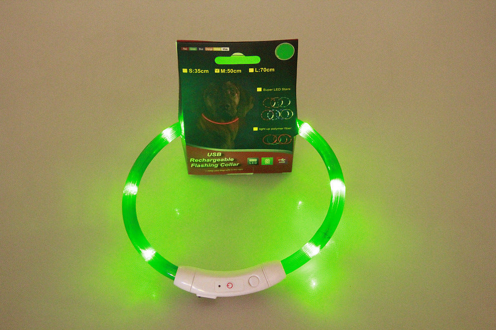 Flashing Collar USB Rechargeable For Night Walking