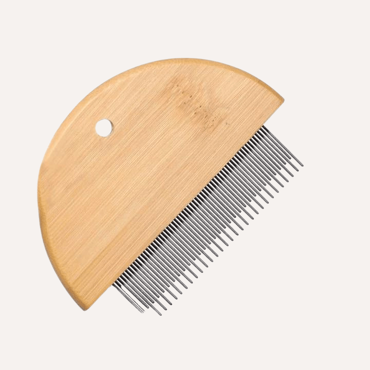 Tilley + Me Bamboo fur detangler and flea comb – Set of 2