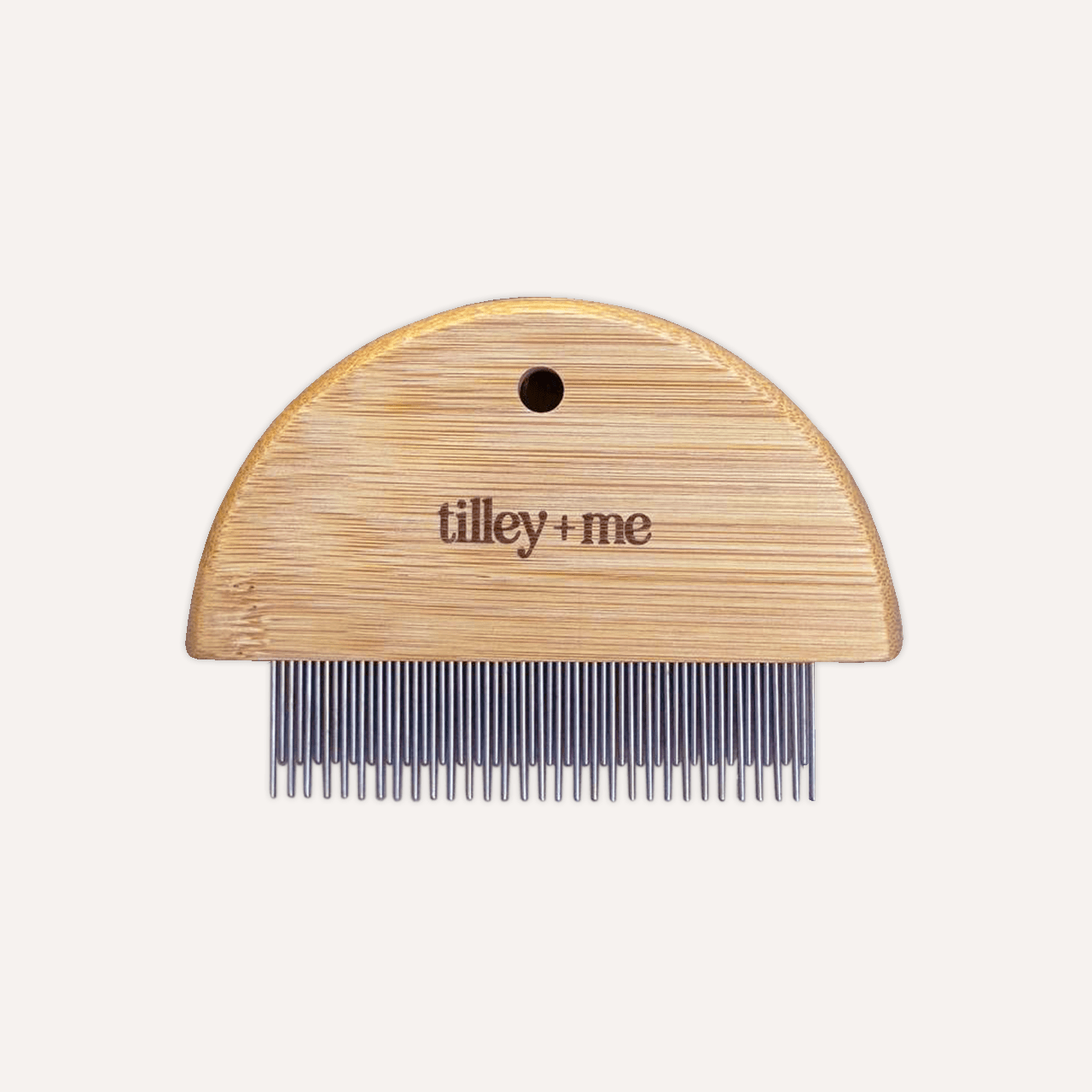 Tilley + Me Bamboo fur detangler and flea comb – Set of 2