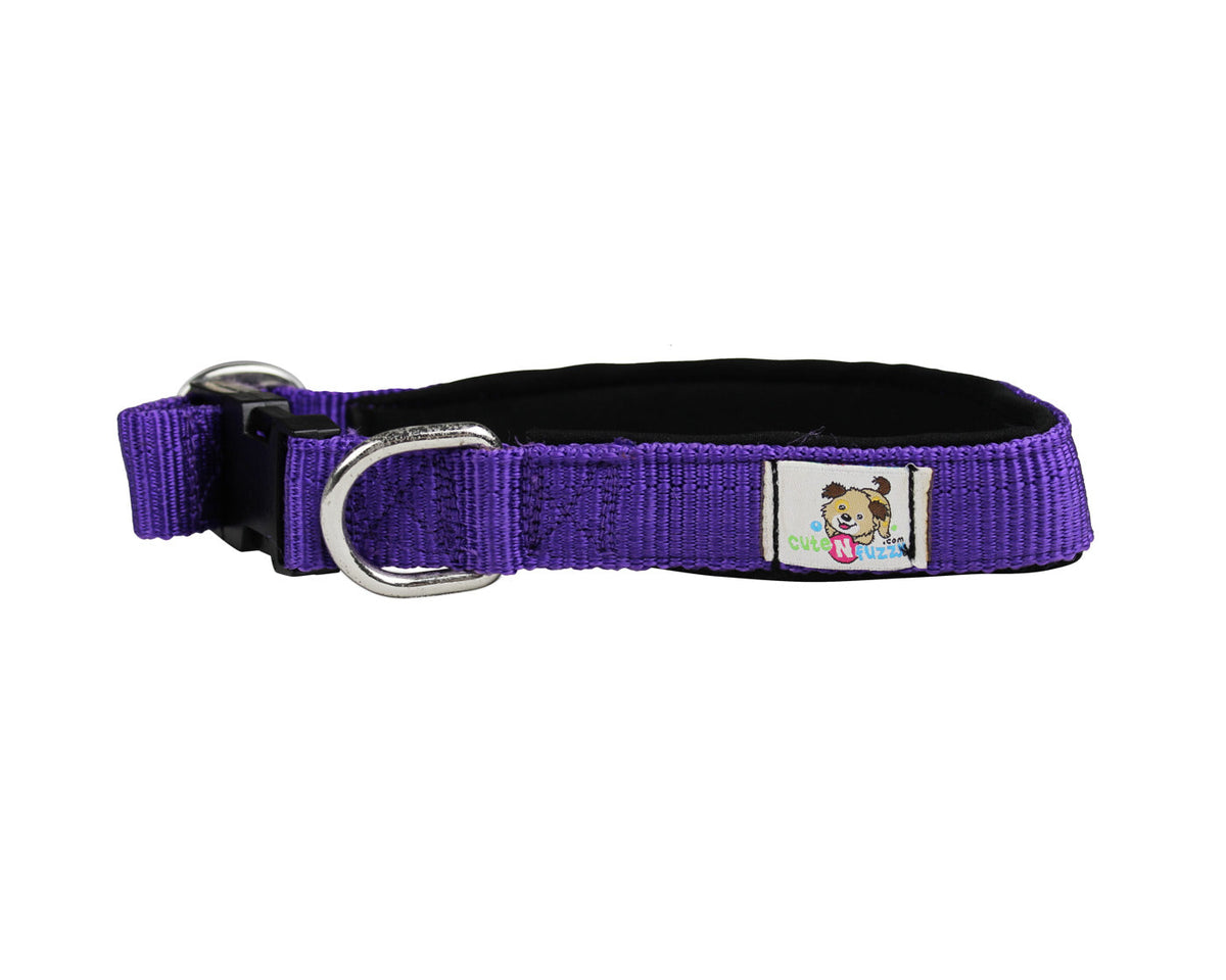 cuteNfuzzy® Adjustable Padded Dog Collar