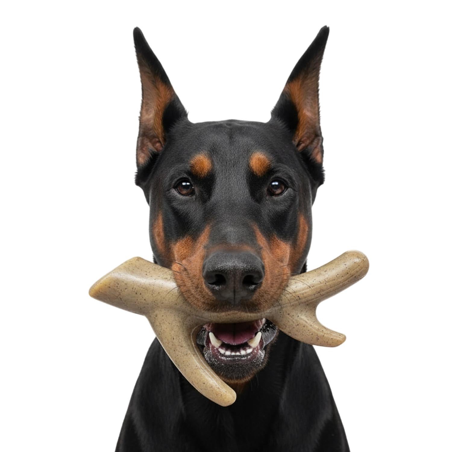 Ever Antler Nylon Chew Bone | Elk Antler Shaped Dog Toy for Aggressive Chewers