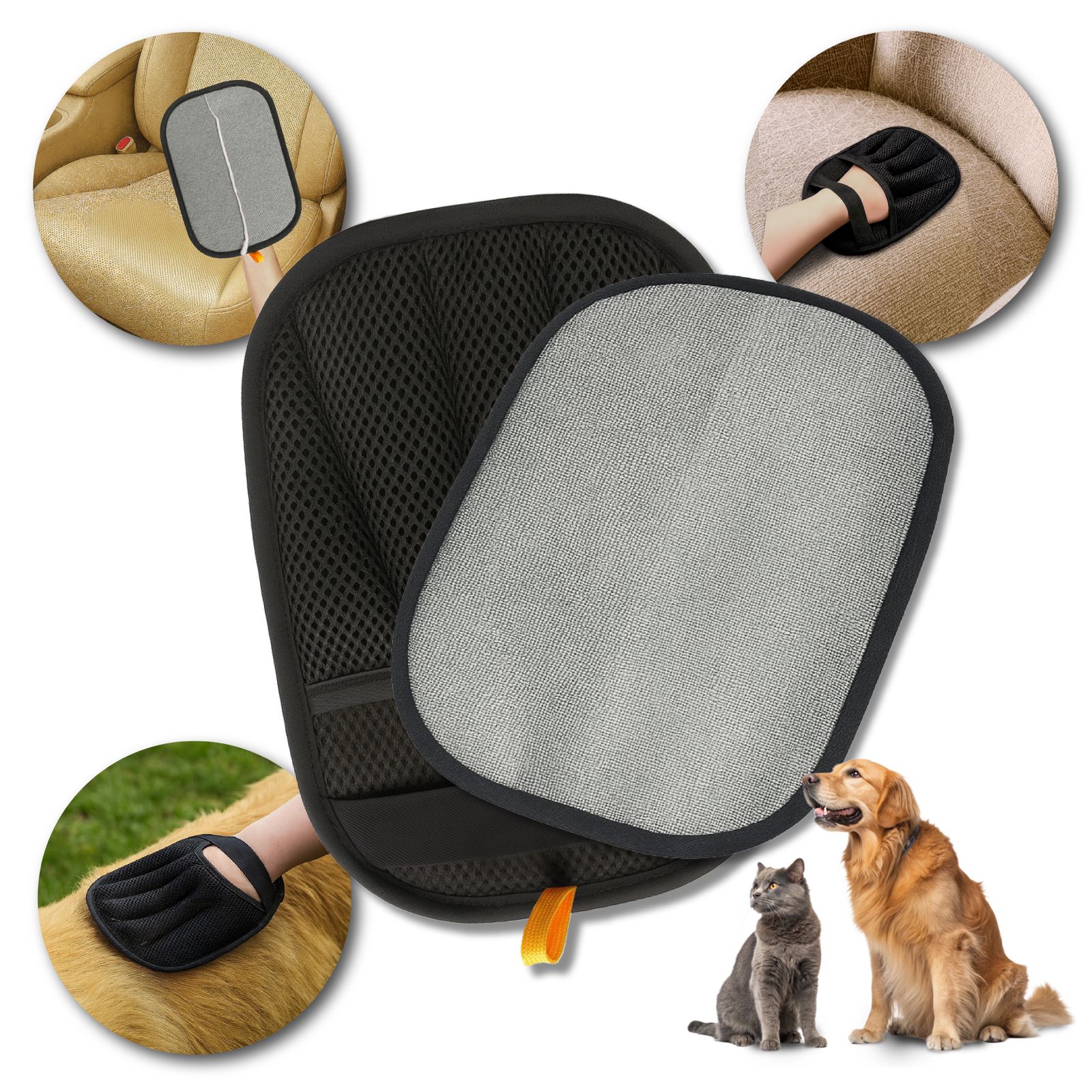 FurTidy Glove by Katziela – Pet Hair Remover Glove for Dogs & Cats