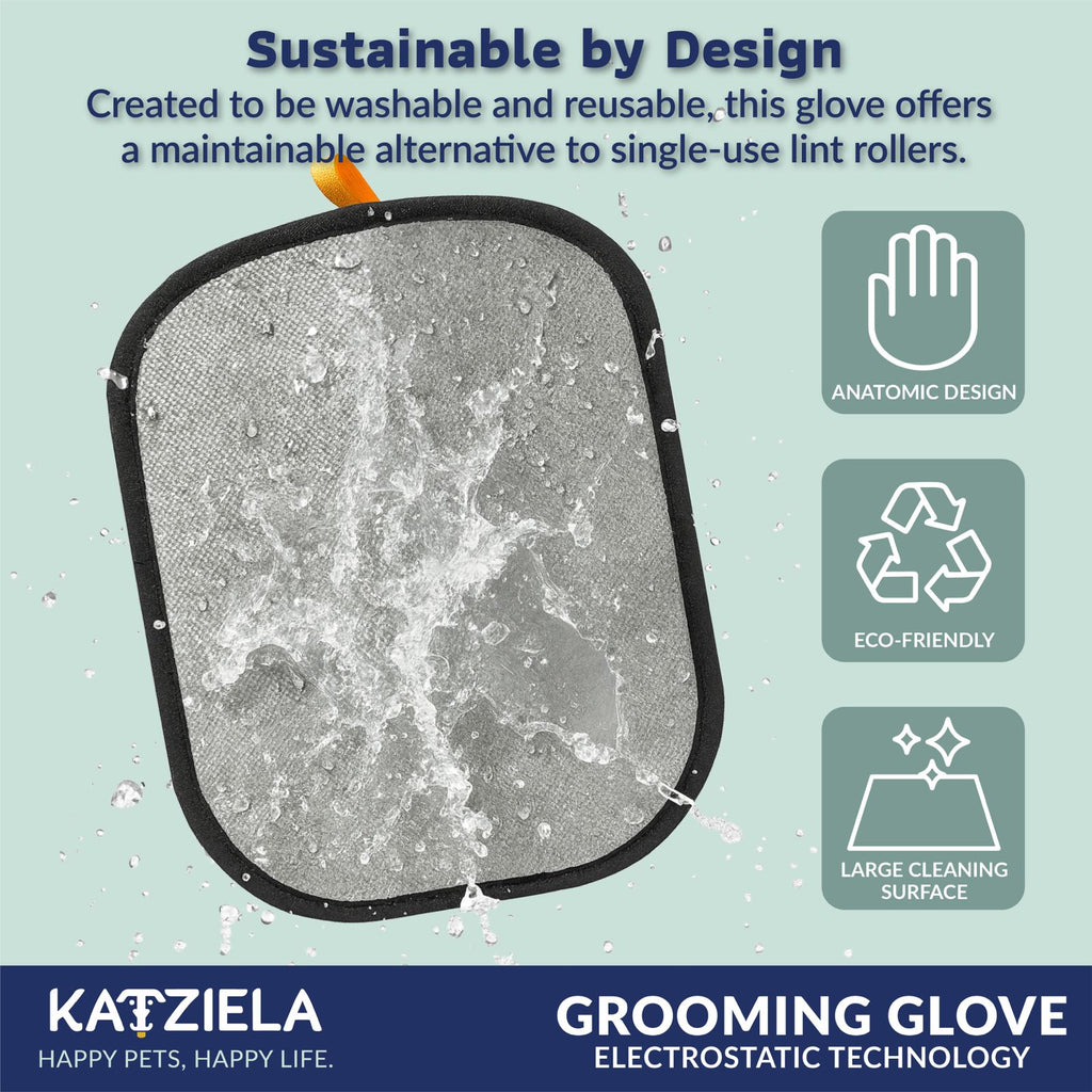 FurTidy Glove by Katziela – Pet Hair Remover Glove for Dogs & Cats