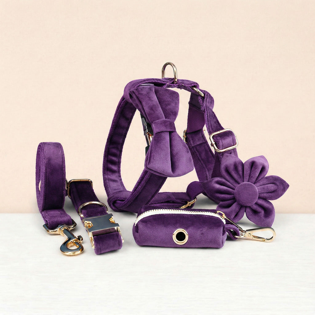 Velvet Purple Harness Set
