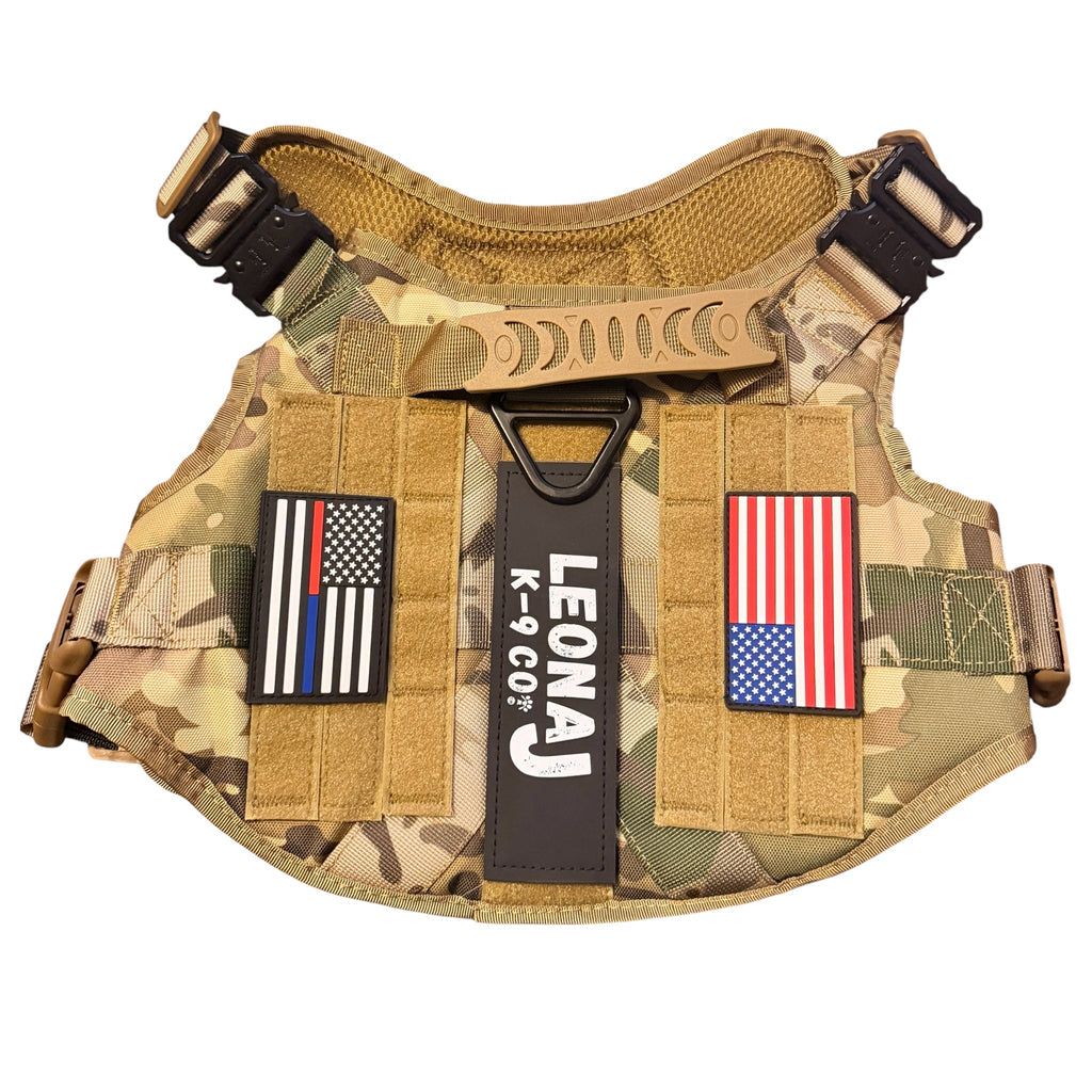 Tactical Dog Harness - Heavy Duty & Quick Release