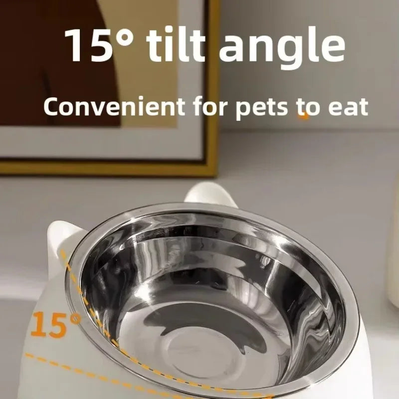 Stainless Steel Cat Bowl with Non Slip Base