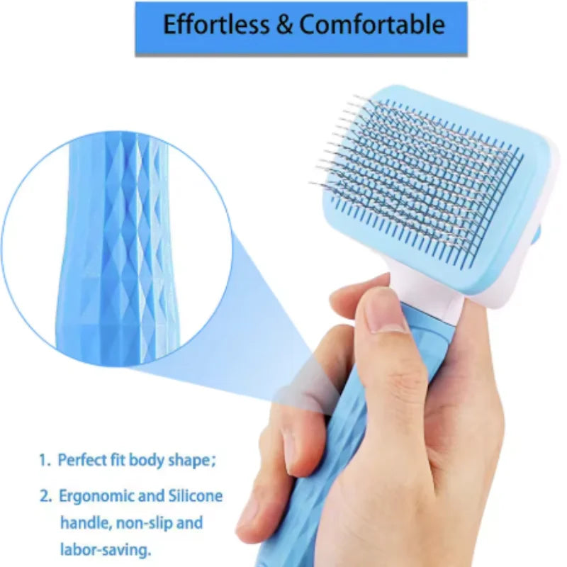 Self Cleaning Pet Deshedding Comb