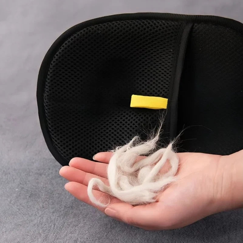 Reusable Pet Hair Removal Gloves Double Sided