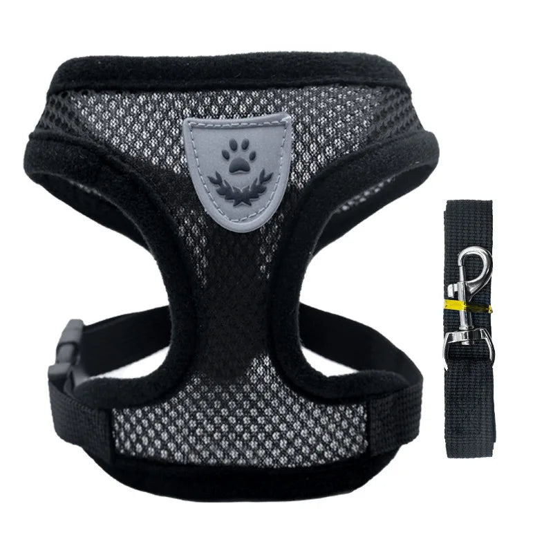 Puppy, Cat Harness Polyester Adjustable Mesh