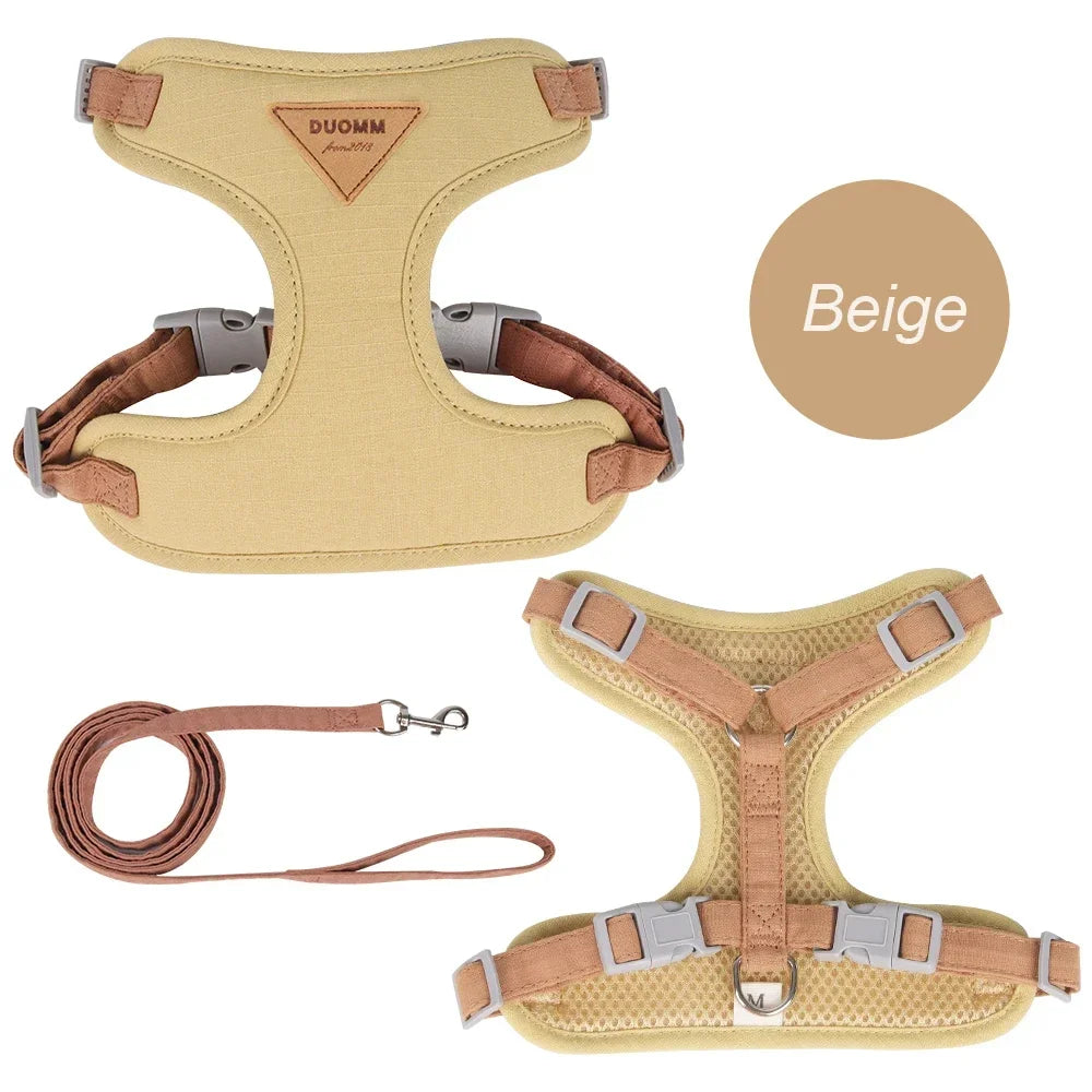 Walking Supplies Fashion Pet Harness and Leash Set for Small Dogs Cats