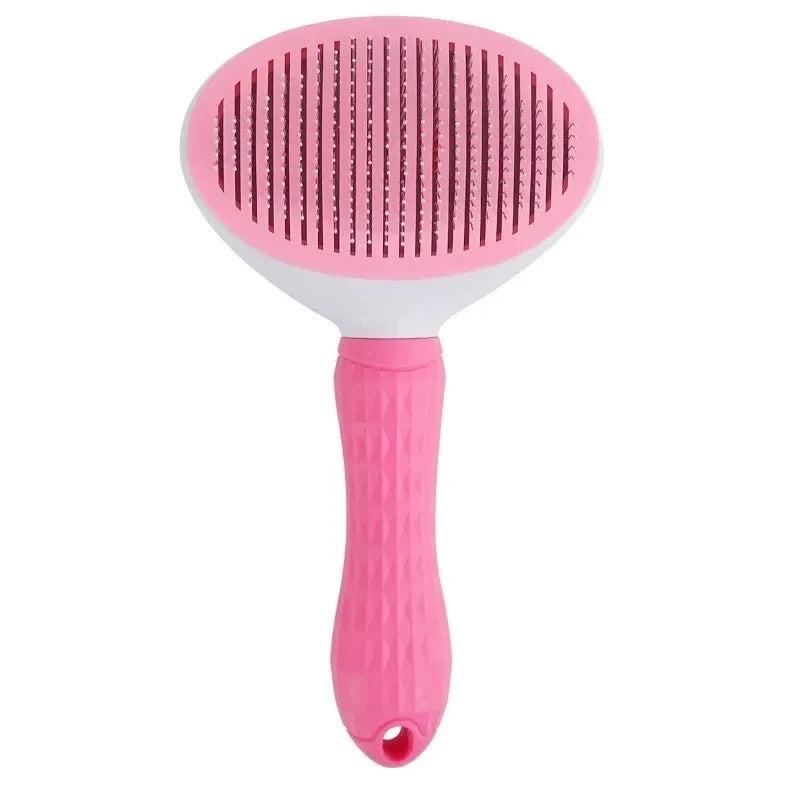 Pet Hair Remover Brush For Dogs Cats Grooming Self Cleaning