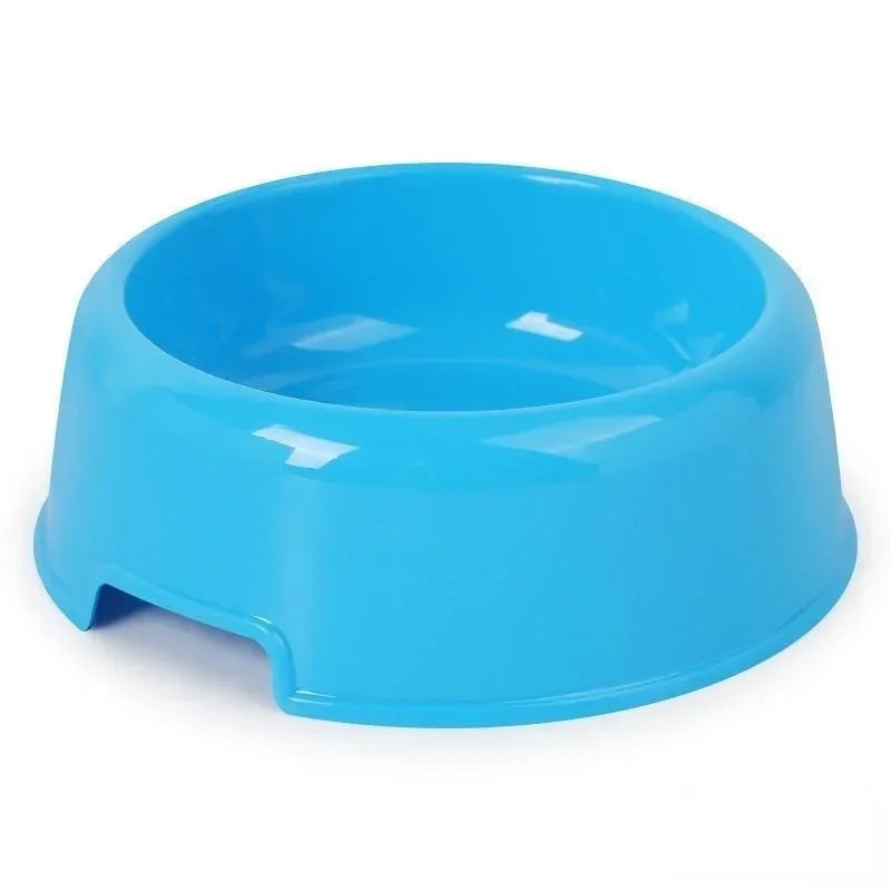 Pet Bowls Dog Cat Plastic Food Feeding Water Dish