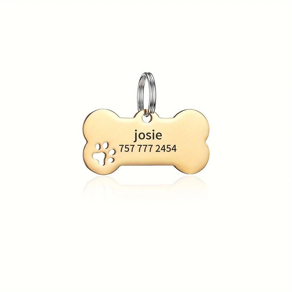Personalized Dog Cat ID Tag | Custom Engraved