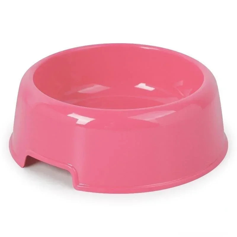Pet Bowls Dog Cat Plastic Food Feeding Water Dish
