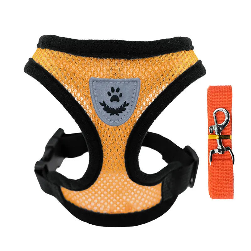 Puppy, Cat Harness Polyester Adjustable Mesh