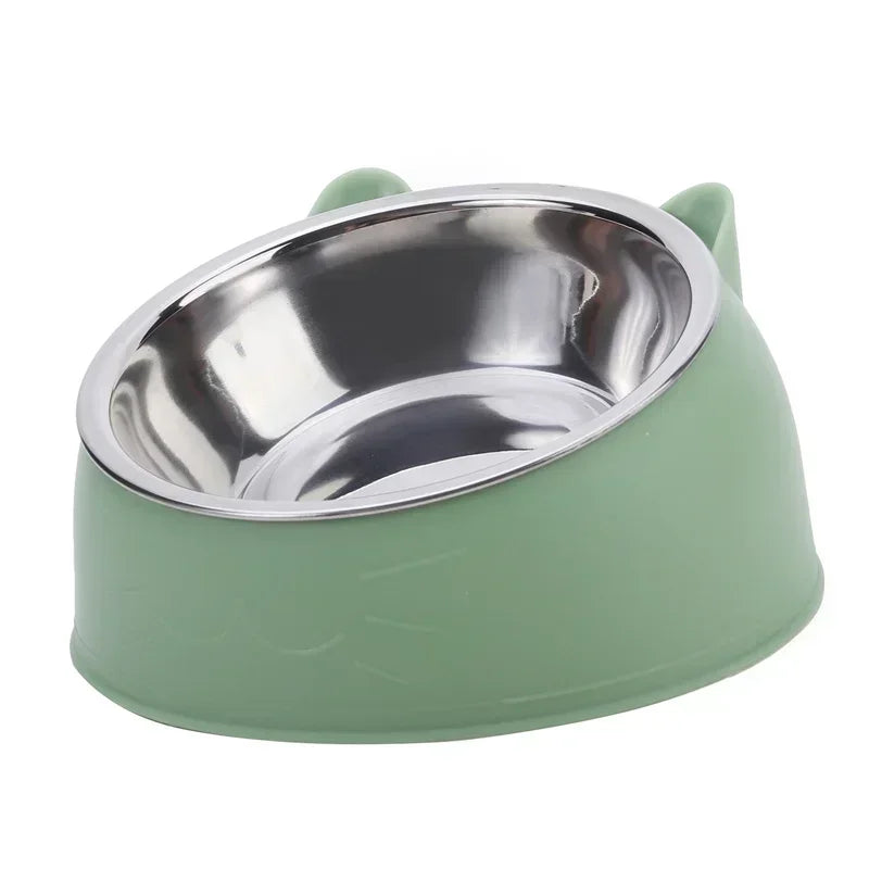 Stainless Steel Cat Bowl with Non Slip Base