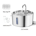 2.2L Automatic Water Fountain Square Stainless Steel