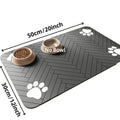 Pet Feeding Mat-Absorbent Rubber Backing Quick Dry