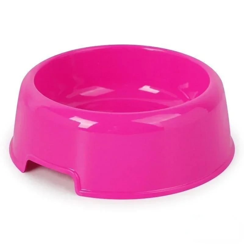 Pet Bowls Dog Cat Plastic Food Feeding Water Dish