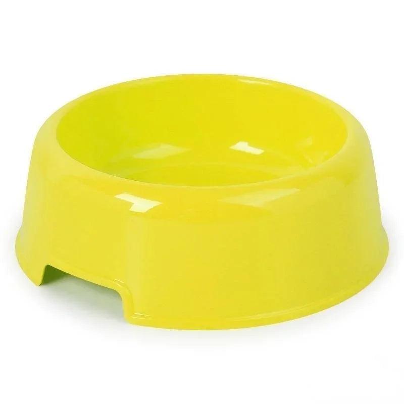 Pet Bowls Dog Cat Plastic Food Feeding Water Dish