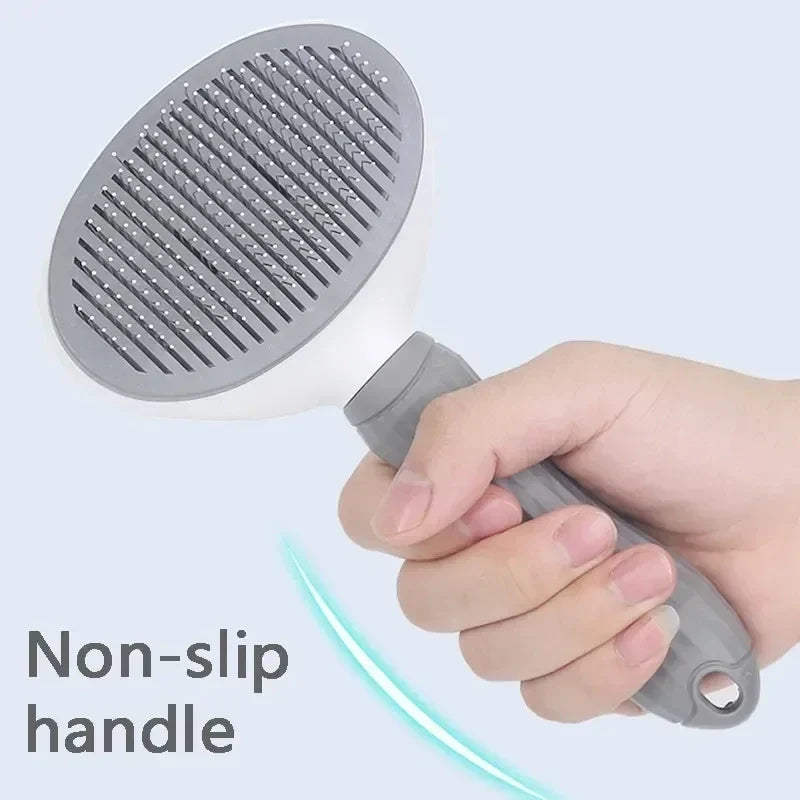 Pet Hair Remover Brush For Dogs Cats Grooming Self Cleaning