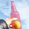 Squeaky Silicone Beer Bottle with Tennis Ball