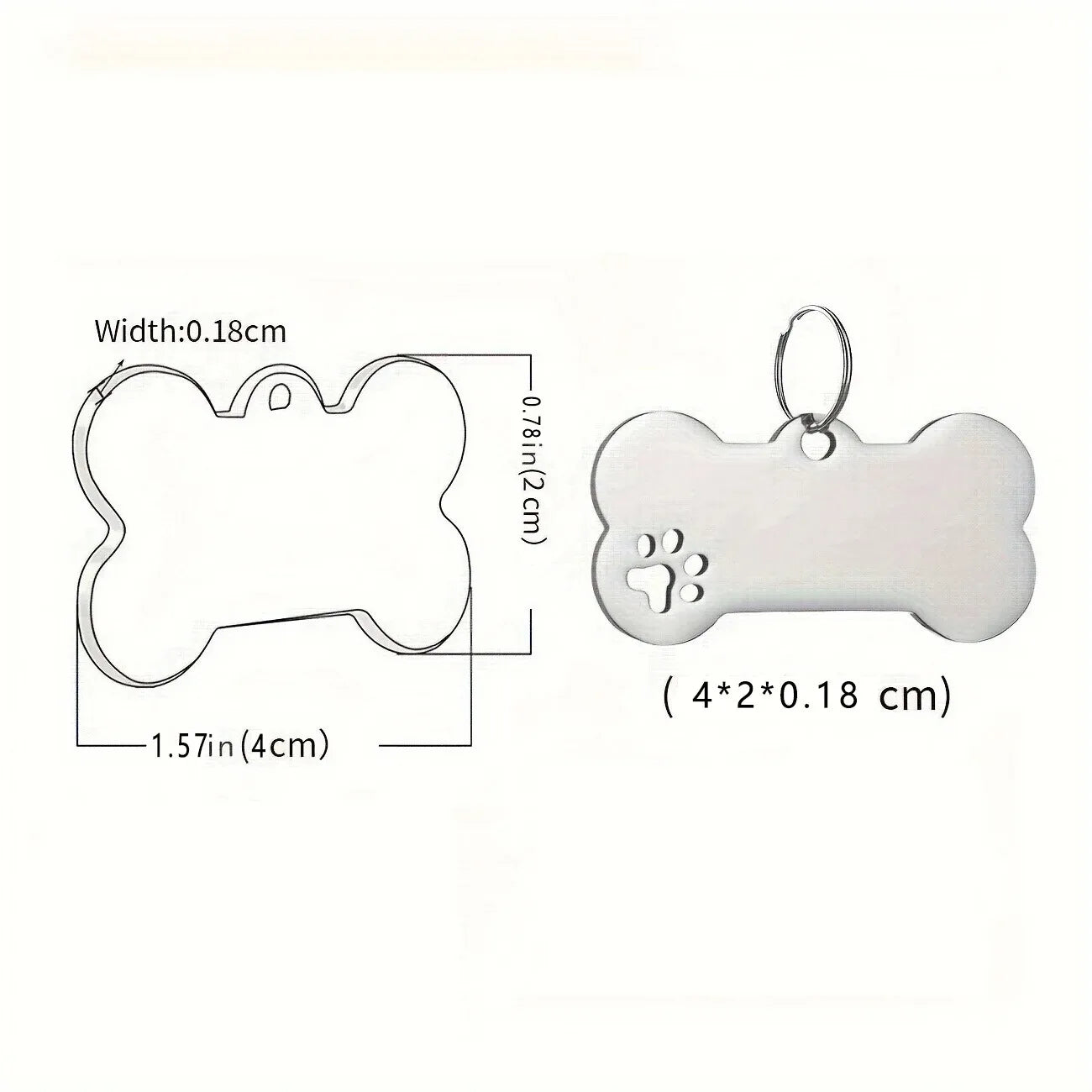 Personalized Dog Cat ID Tag | Custom Engraved