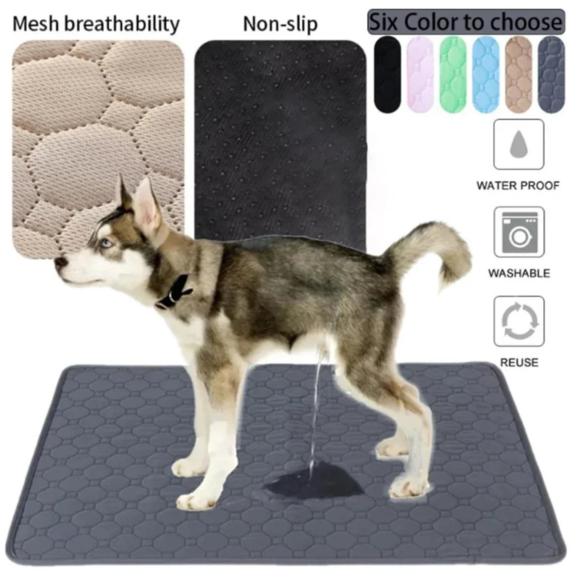 Dog Pee Pad Reusable Washable