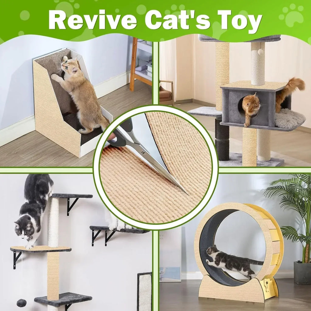 Trimmable Self-Adhesive Carpet Cats Scratch Board