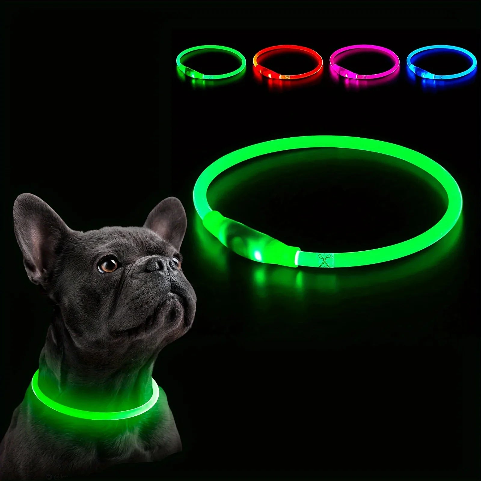 LED Light Collar USB Rechargeable