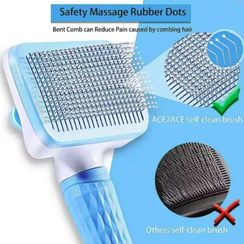 Self Cleaning Pet Deshedding Comb