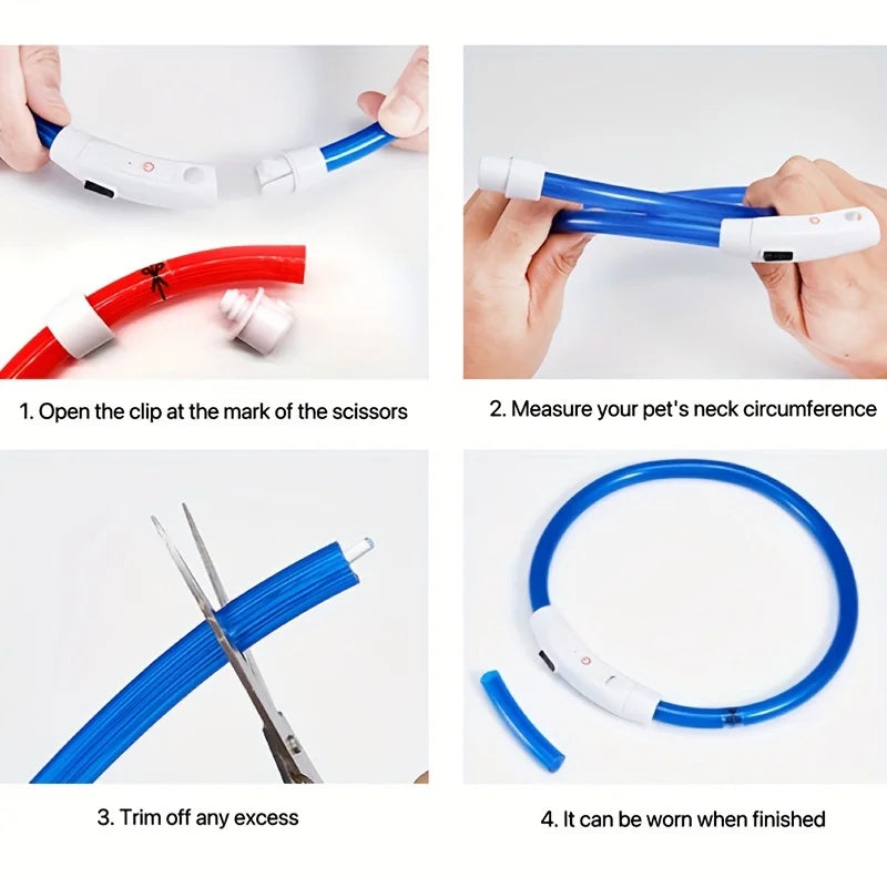 LED Light Collar USB Rechargeable